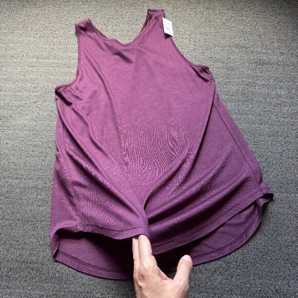 Plum Purple NWT Tank Top XS/S Yoga Workout Activewear - Picture 14 of 16